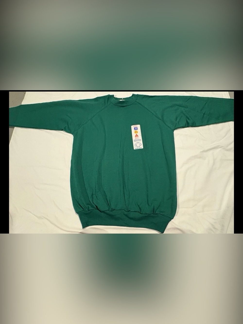 Vintage “Action” USA Crewneck Green Sweatshirt Size: XL 46-48